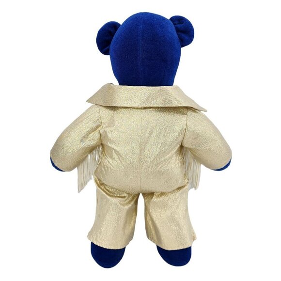 Vintage North American Bear Co Inc Plush Blue Elvis Teddy Bear 20" 1979 - Picture 4 of 10